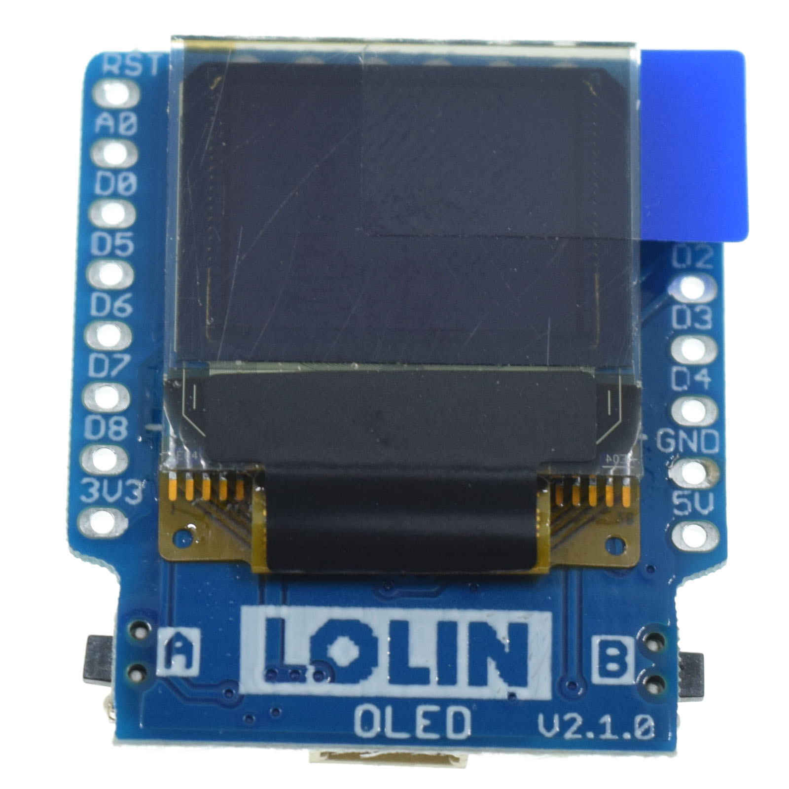 ACROBOTIC WeMos ESP8266 D1 Mini 96×48 Monochrome OLED Display Shield for Arduino NodeMCU Raspberry Pi Wi-Fi IoT 