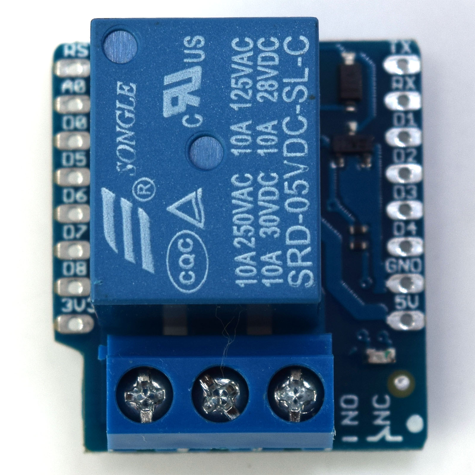 One Kanal D1 Mini Relay Shield Modul For WeMos Arduino ESP8266 Board 